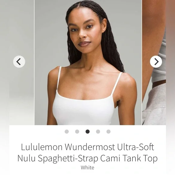 Lululemon Wundermost Ultra-Soft Nulu Spaghetti-Strap Cami Tank Top size Med - Picture 2 of 10